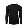 thumbnail image 1 of Shaka Wear Mens Max Heavy Weight Cotton Long Sleeve Crew Neck T shirt S~7XL, 1 of 3