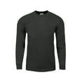 thumbnail image 1 of Shaka Wear Mens Max Heavy Weight Cotton Long Sleeve Crew Neck T shirt S~7XL, 1 of 3