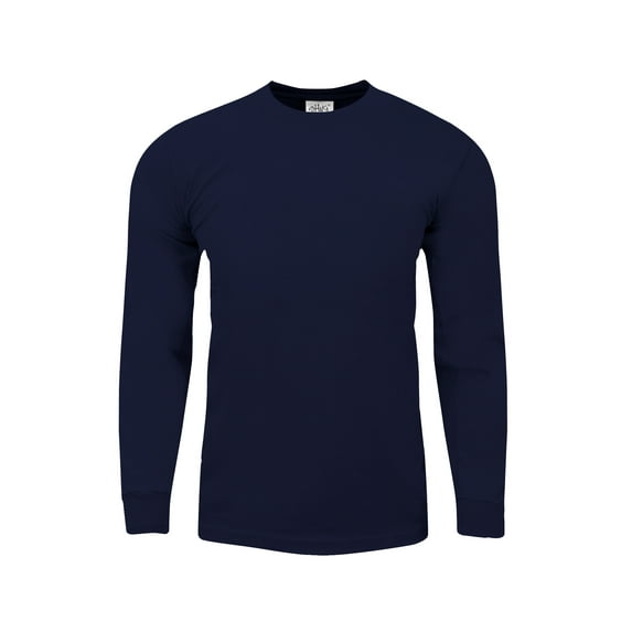 Shaka Wear Mens Max Heavy Weight Cotton Long Sleeve Crew Neck T shirt S~7XL