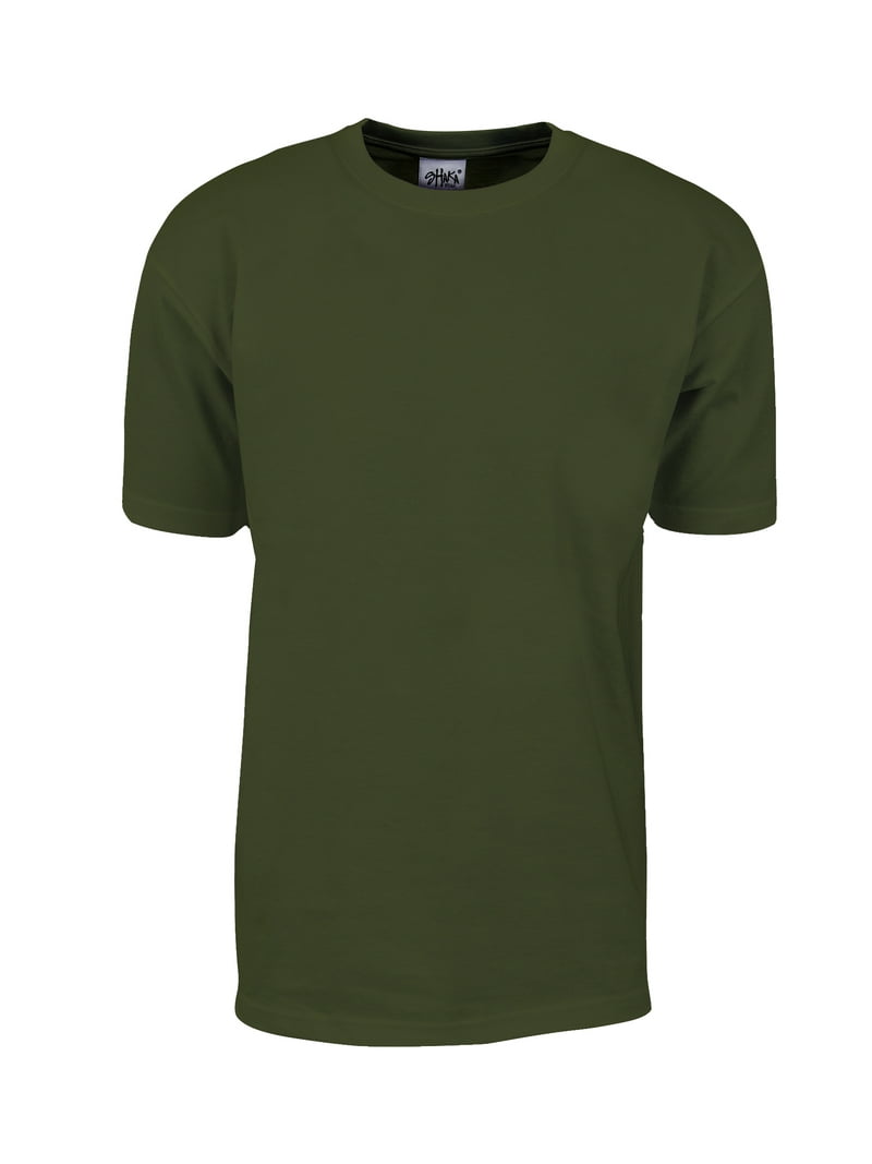 Shaka Wear Mens Max Heavy Weight Cotton Short Sleeve T-Shirt S~7XL