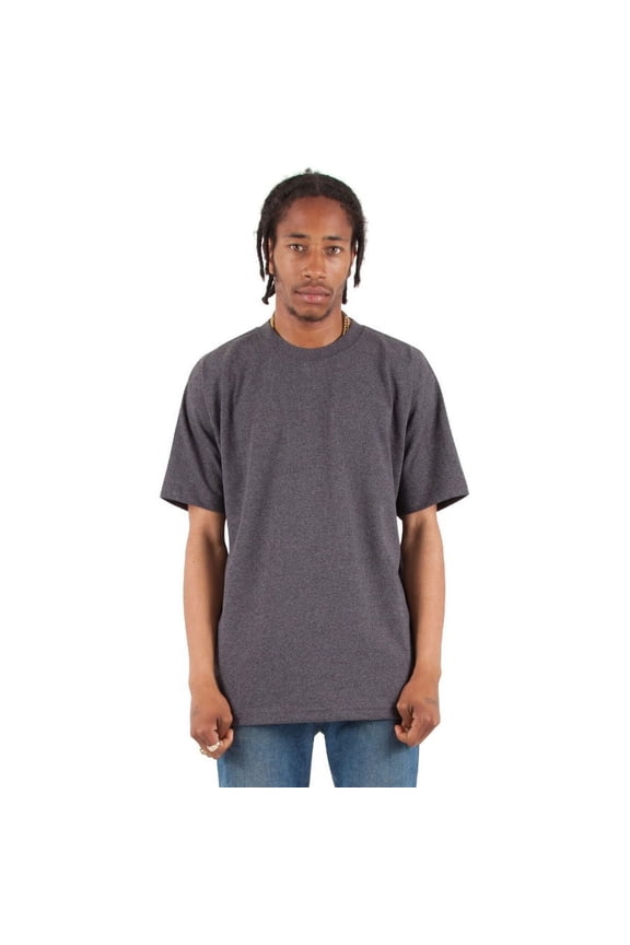 Men's Max Heavyweight Short Sleeve Crew Neck T-Shirt - Charcoal Gray - Small