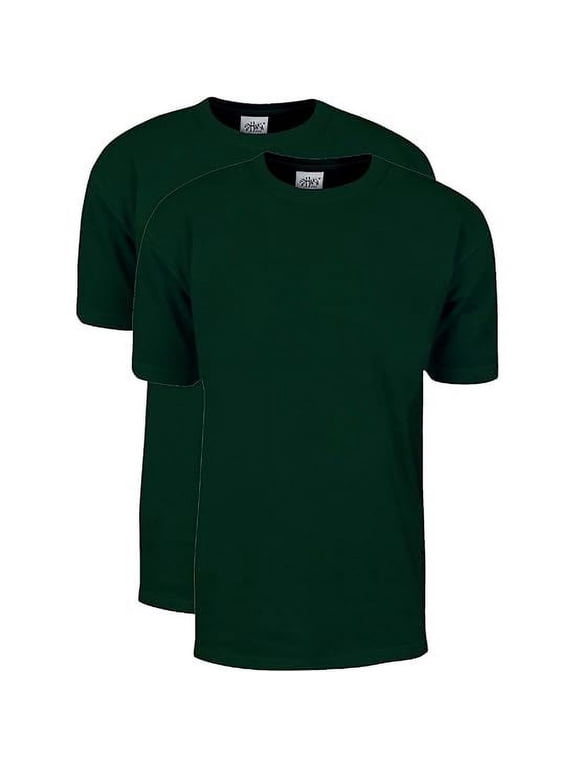 Men's Max Heavyweight Short Sleeve Crew Neck T-Shirt - Hunter Green - Medium