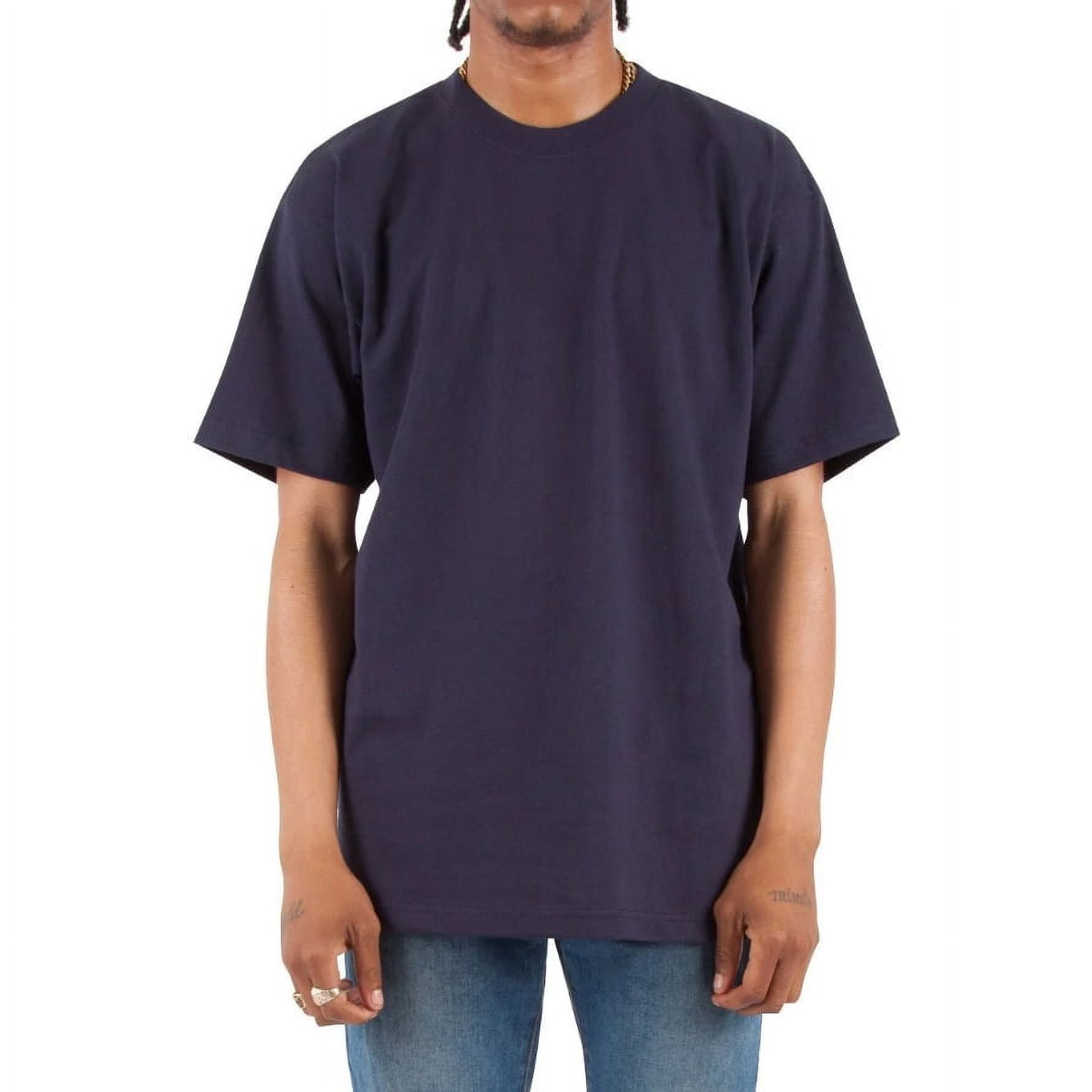 Shaka Wear Men's Max Heavy Weight Short Sleeve T-Shirt – Preshrunk Cotton, Durable Everyday Tee