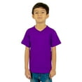 thumbnail image 1 of Shaka Wear Youth 5.9 oz., V-Neck T-Shirt S PURPLE, 1 of 2