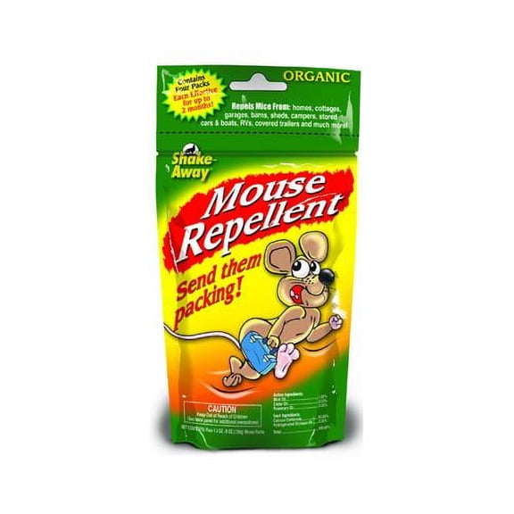Shake-Away Organic Mouse and Pest Repellent, 6 oz, 4 Pack