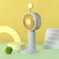 Shake Cartoon Mini Fan Charging Belt Base Bracket Students And Children
