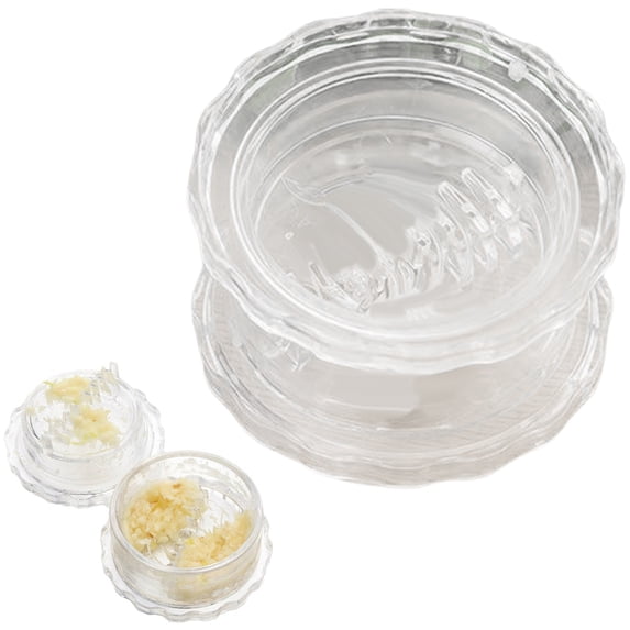 Shake Garlic Crusher Box, Manual Garlic Mincer Shaker, No-Blade Plastic Garlic Paste Maker for Ginger & Spices Kitchen Too