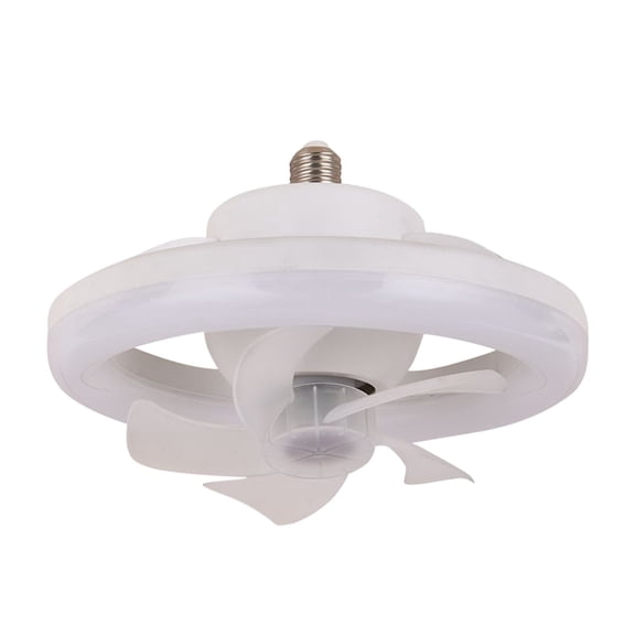 Shake Head USB Fan with Super Bright Silent Small Ceiling Light for Living Room and Bedroom E27 Socket Lamp