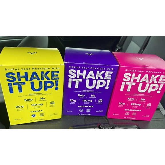 Shake It Up New Product By Immunotec Chocolate Flavor (price Is For One Box).