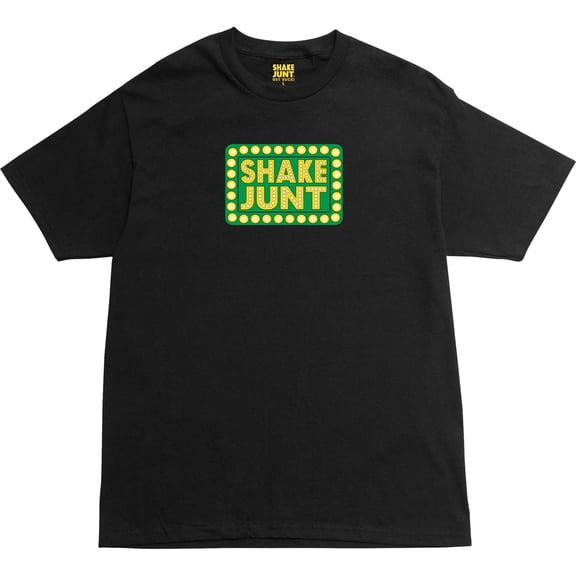 Shake Junt Box Logo Short Sleeve T-Shirt Black, Small, Men's