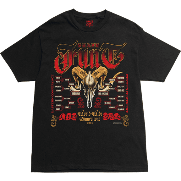 Shake Junt Dynasty Short Sleeve T-Shirt Black, Small, Men's