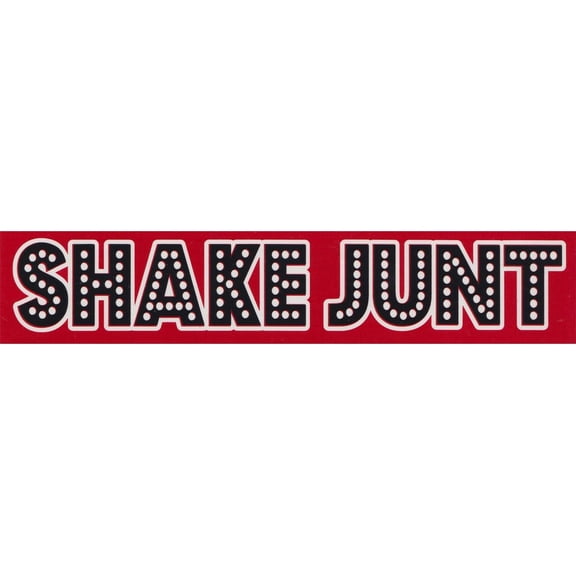 Shake Junt Stretch Logo H22 Skate Sticker , 1 Sticker - Color may vary
