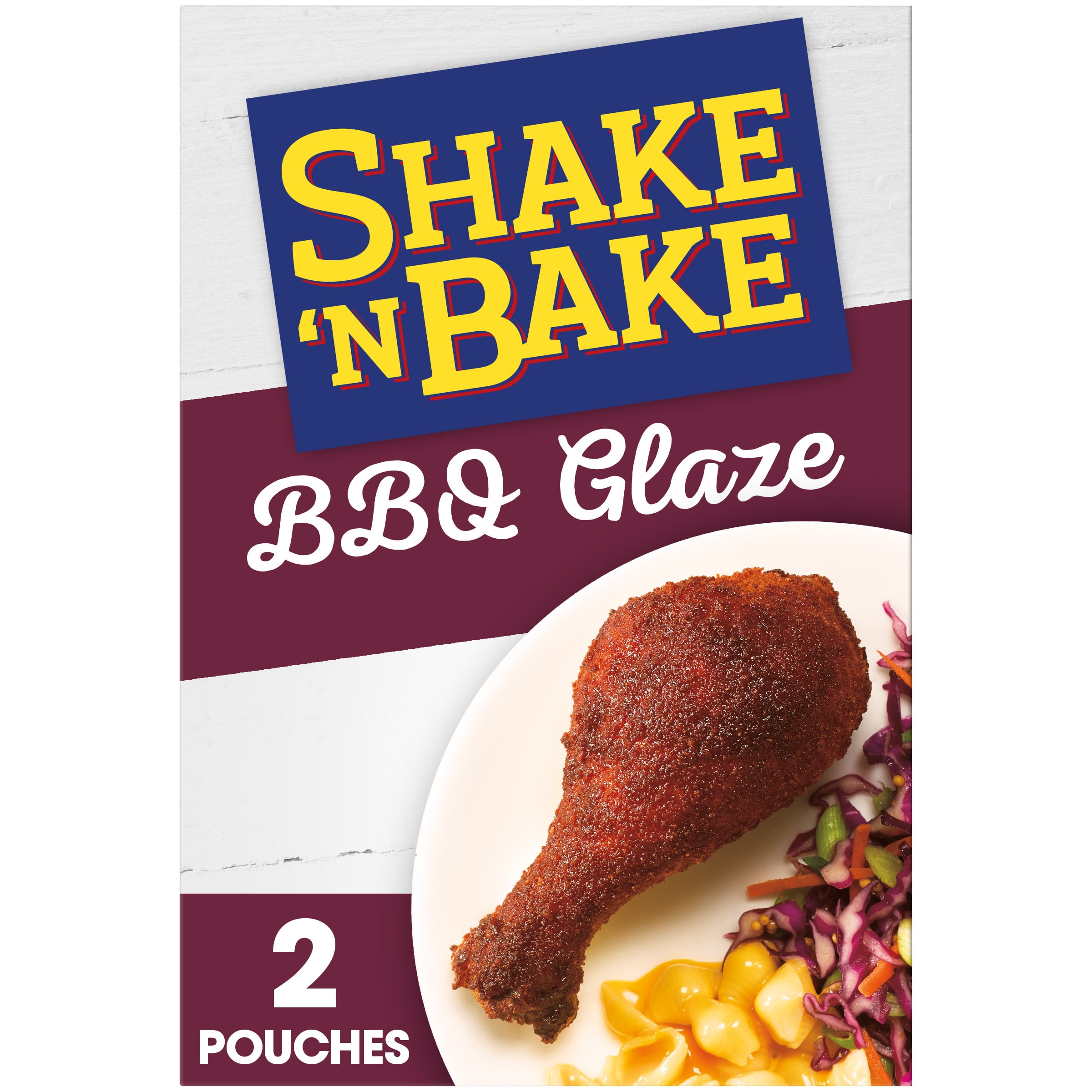 af hebben Monetair residentie Shake 'N Bake BBQ Glaze Seasoned Coating Mix, 6 oz Box, 2 ct Packets -  Walmart.com