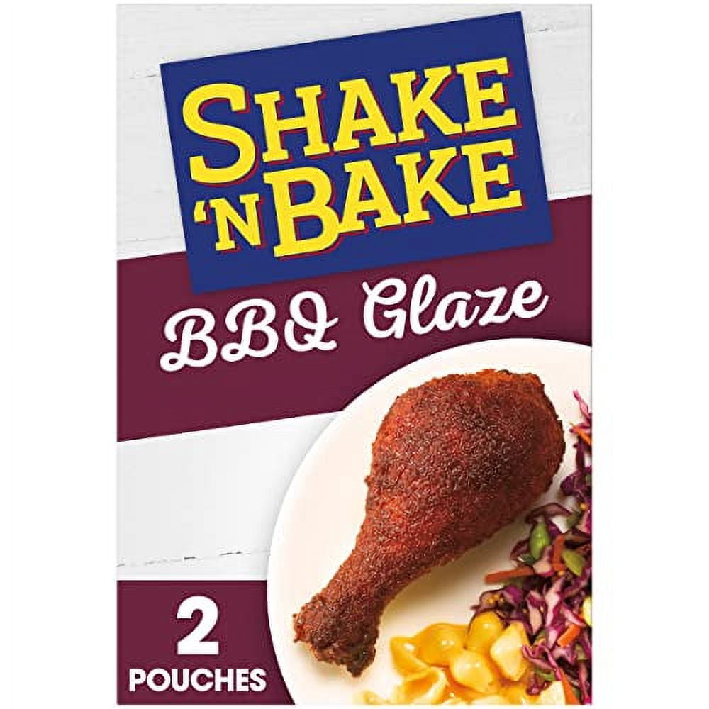 Shake 'N Bake BBQ Glaze Seasoned Coating Mix (6 oz Boxes, Pack of 8