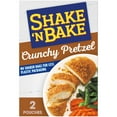thumbnail image 1 of Shake 'N Bake Crunchy Pretzel Seasoned Coating Mix, 4.6 oz Box, 2 ct Packets, 1 of 15