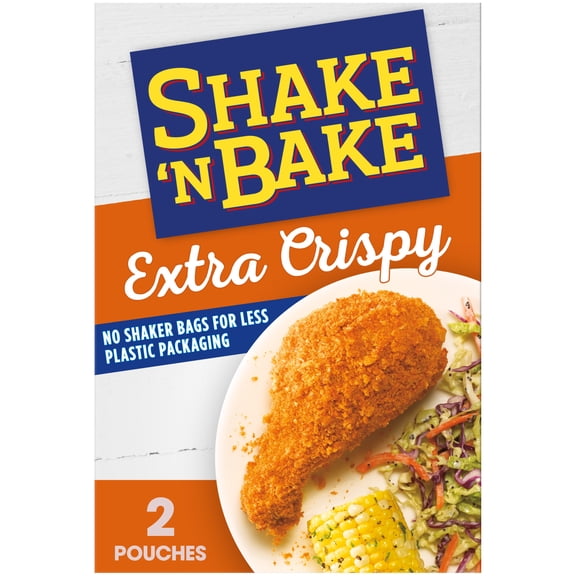 Shake 'N Bake Extra Crispy Seasoned Coating Mix, 2 Count Packets