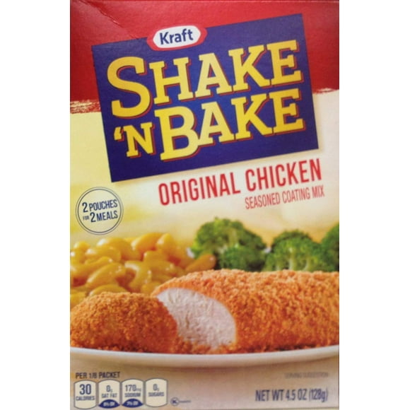 Shake ,N Bake Original Chicken Seasoned Coating Mix 4.5Oz (8)