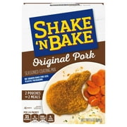 Shake 'N Bake Original Pork Seasoned Coating Mix, 5 oz Box, 2 Count Packets
