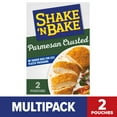 thumbnail image 1 of Shake 'N Bake Parmesan Crusted Seasoned Coating Mix, 4.75 oz Box, 2 ct Packets, 1 of 14