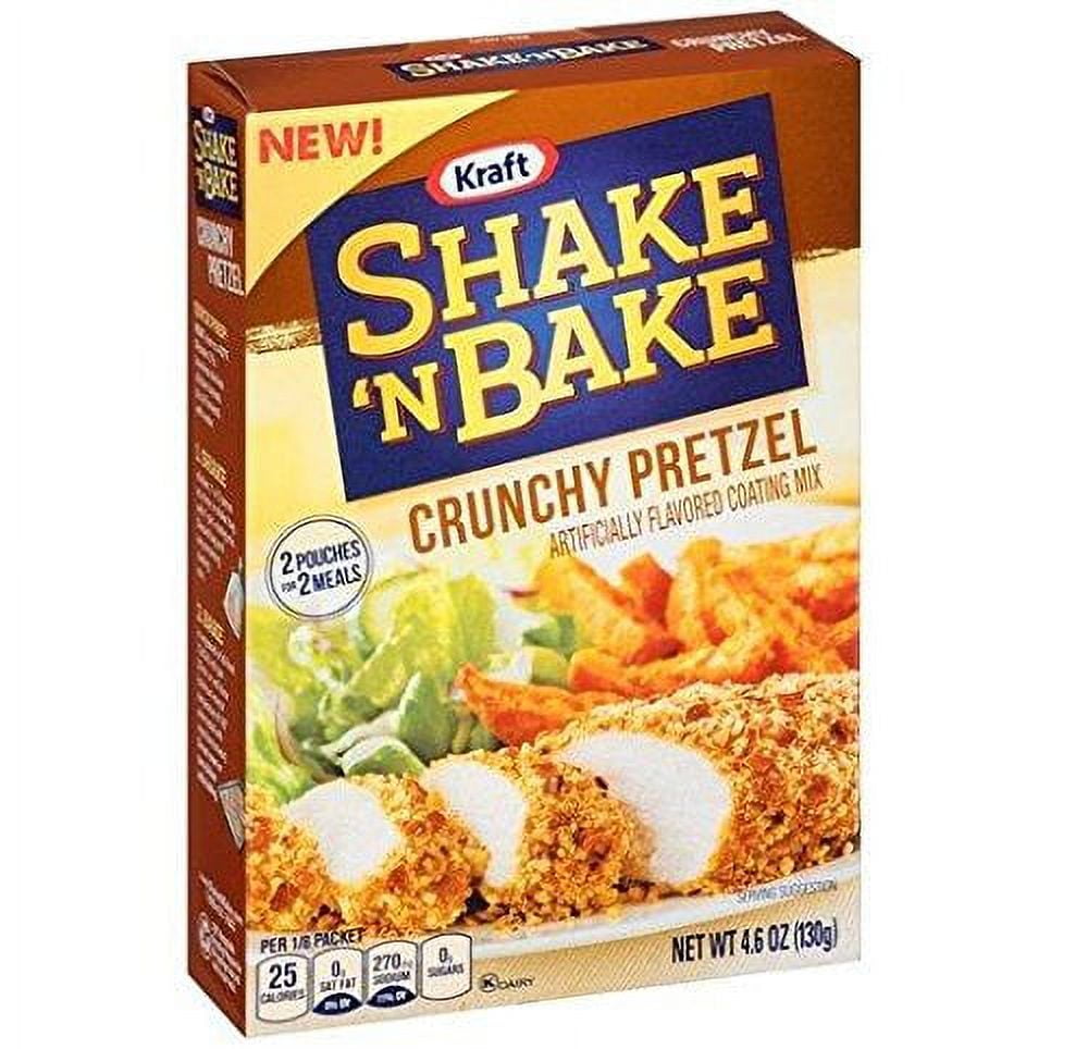 Shake N Bake Seasoned Coating Mix Crunchy Pretzel (2 Pack) 4.6 Oz