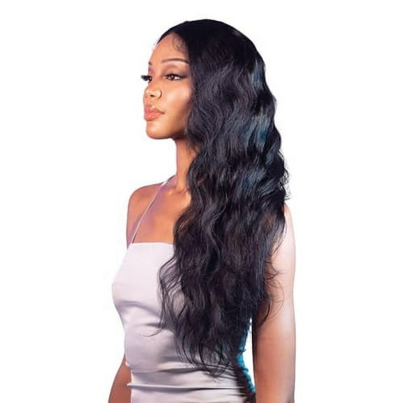 Shake-N-Go - GLOSSY 100% VIRGIN REMY HAIR - BODY WAVE (14"/16"/18", NATURAL BLACK)
