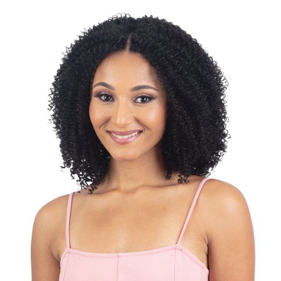 Shake-N-Go Organique Synthetic U-Part Wig - BOHEMIAN CURL (Color:1 JET BLACK)