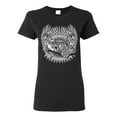 thumbnail image 1 of Shake Rattle And Roll Vintage Hot Rods Pop Culture Womens Graphic T-Shirt, Black, Small, 1 of 3