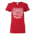 thumbnail image 1 of Shake Rattle And Roll Vintage Hot Rods Pop Culture Womens Graphic T-Shirt, Red, Large, 1 of 3