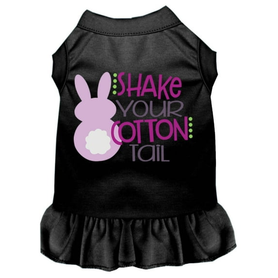 Pet Dog Cat Dress Screen Printed, "Shake Your Cotton Tail"