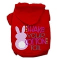 thumbnail image 1 of Pet, Dog  Cat Hoodie Screen Printed, "Shake Your Cotton Tail", 1 of 10