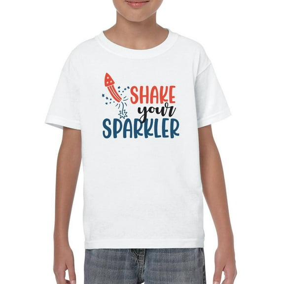 Shake Your Sparkler Art T-Shirt Juniors -Smartprints Designs,  Small