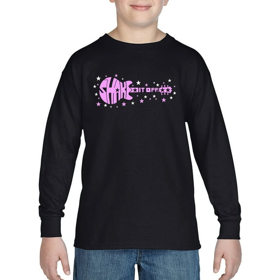 Shake it Off - Boy's Word Art Long Sleeve T-Shirt