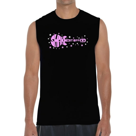 Shake it Off - Men's Word Art Sleeveless T-Shirt