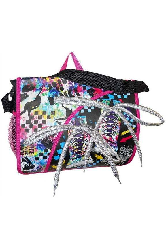 Shake it Up Large Messenger Bag for 7 years for school, travel, casual and work