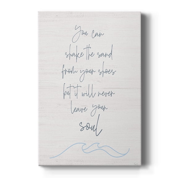 Shake the Sand Premium Gallery Wrapped Canvas - Ready to Hang