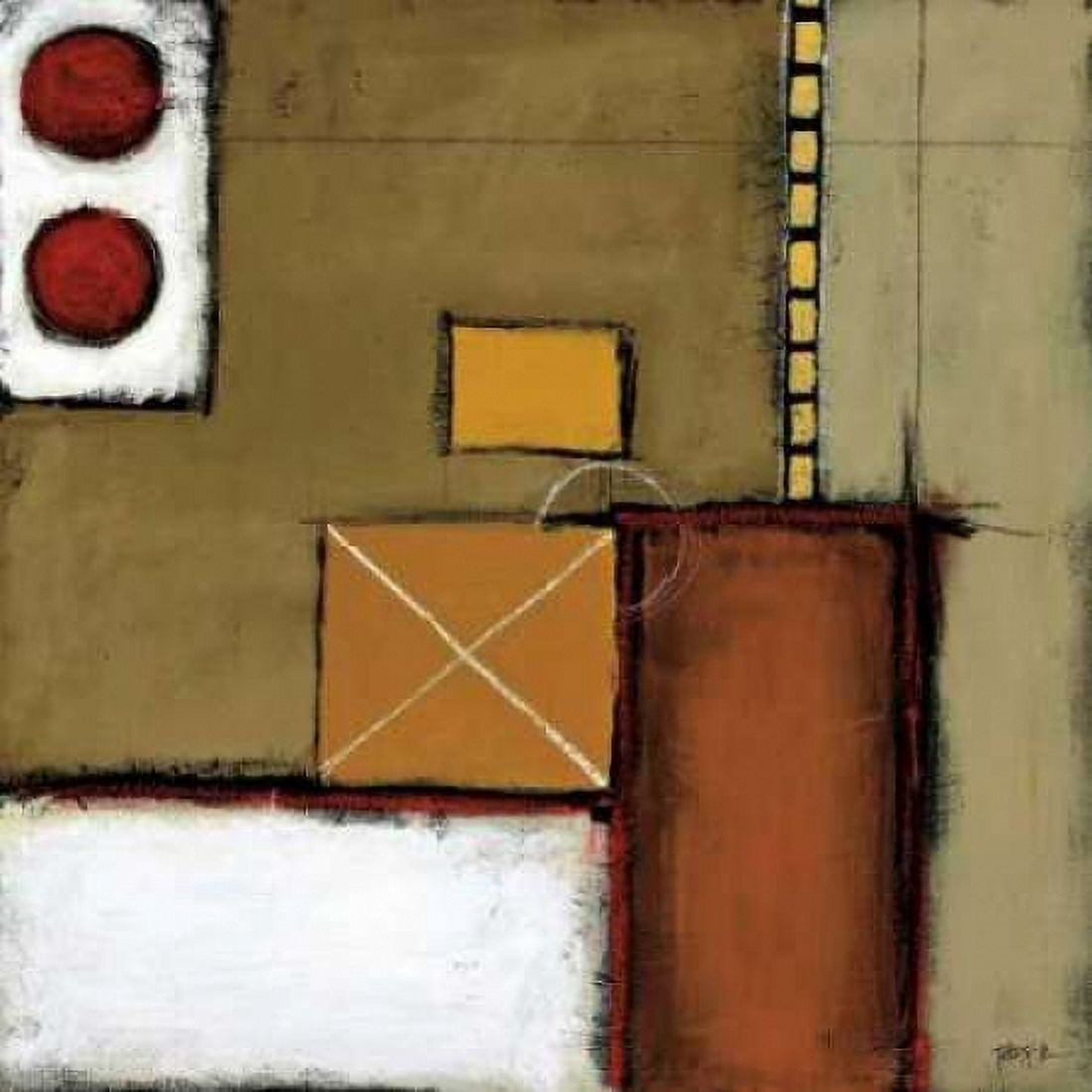 Shaken Canvas Art - Patrick StGermain (24 x 24)