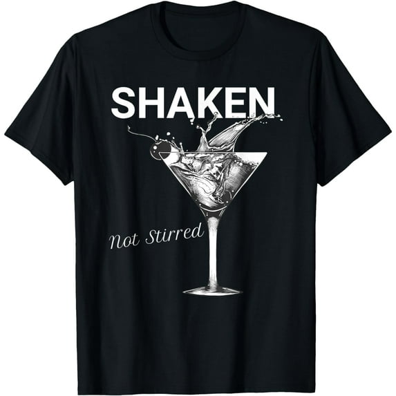 Shaken Not, Stirred T-Shirt mens t hirt men,black,women,misfits,journey ,boys