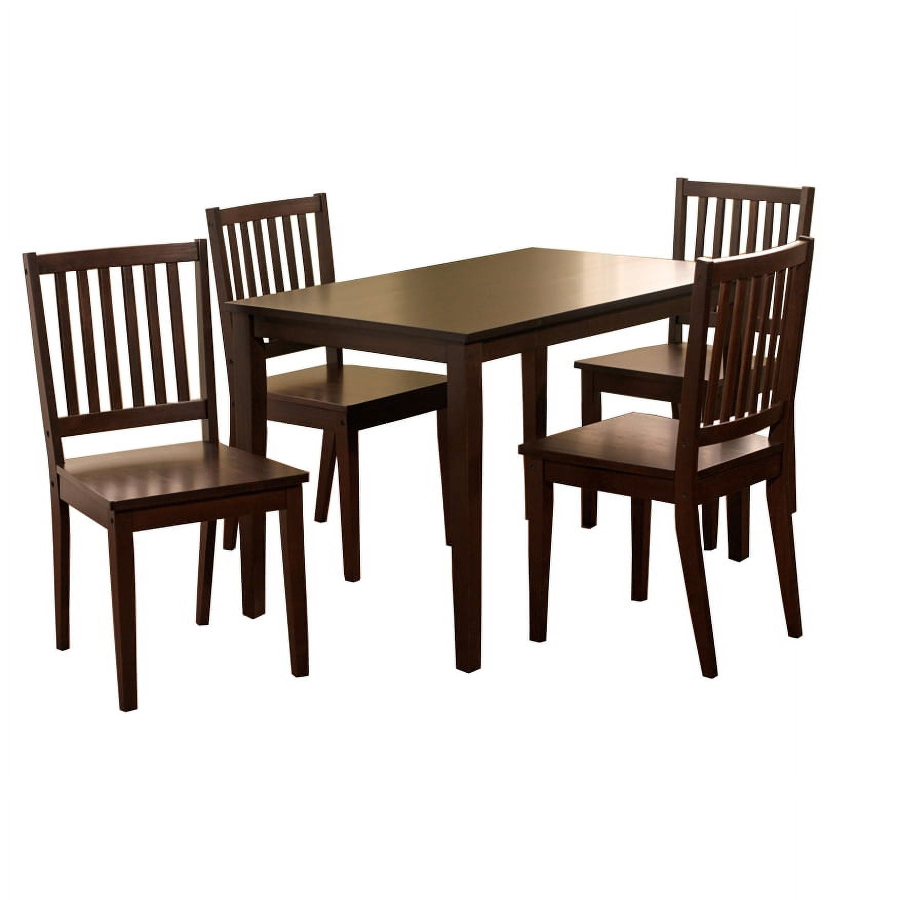 Shaker 5-Piece Dining Set, Multiple Colors