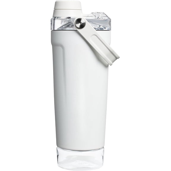 Shaker Bottle 20 oz | Leakproof Insulated Stainless Steel Shaker Cup | Base Storage and Twist On Fast Flow Lid | Protein Shakes and Pre Workout Powder | BPA-Free |