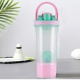 thumbnail image 1 of Shaker Bottle under $5! CQCYD 700ml Protein Mixer Cup with Leak Proof Lid and Storage Container, BPA Free Fitness Water Bottle for Gym Sports Shake Powder, 1 of 6
