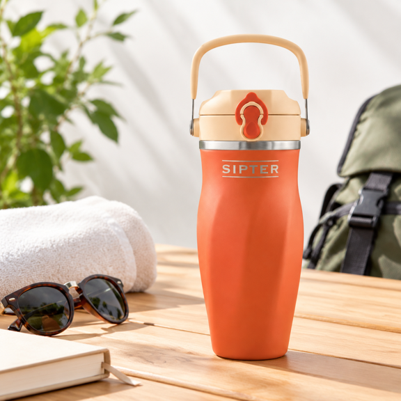 Shaker Bottle For Protein Mixes - Double Wall Stainless Steel Shakes Water Smoothies Leak-proof 26oz Copper-insulated Blender Cup