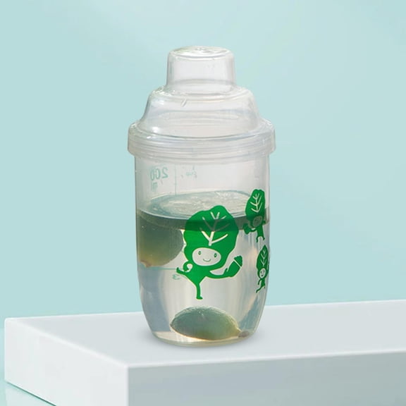 Shaker Bottle Milkshake Cup with Scale Portable Leakproof Multifunctional Mixer Bottle Shaker Cups for Drinks Milkshakes Travel Exercise Gym