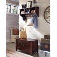 thumbnail image 1 of Shaker Cottage Storage Coat Hook with Cabinet Bench Set, Espresso, 1 of 8