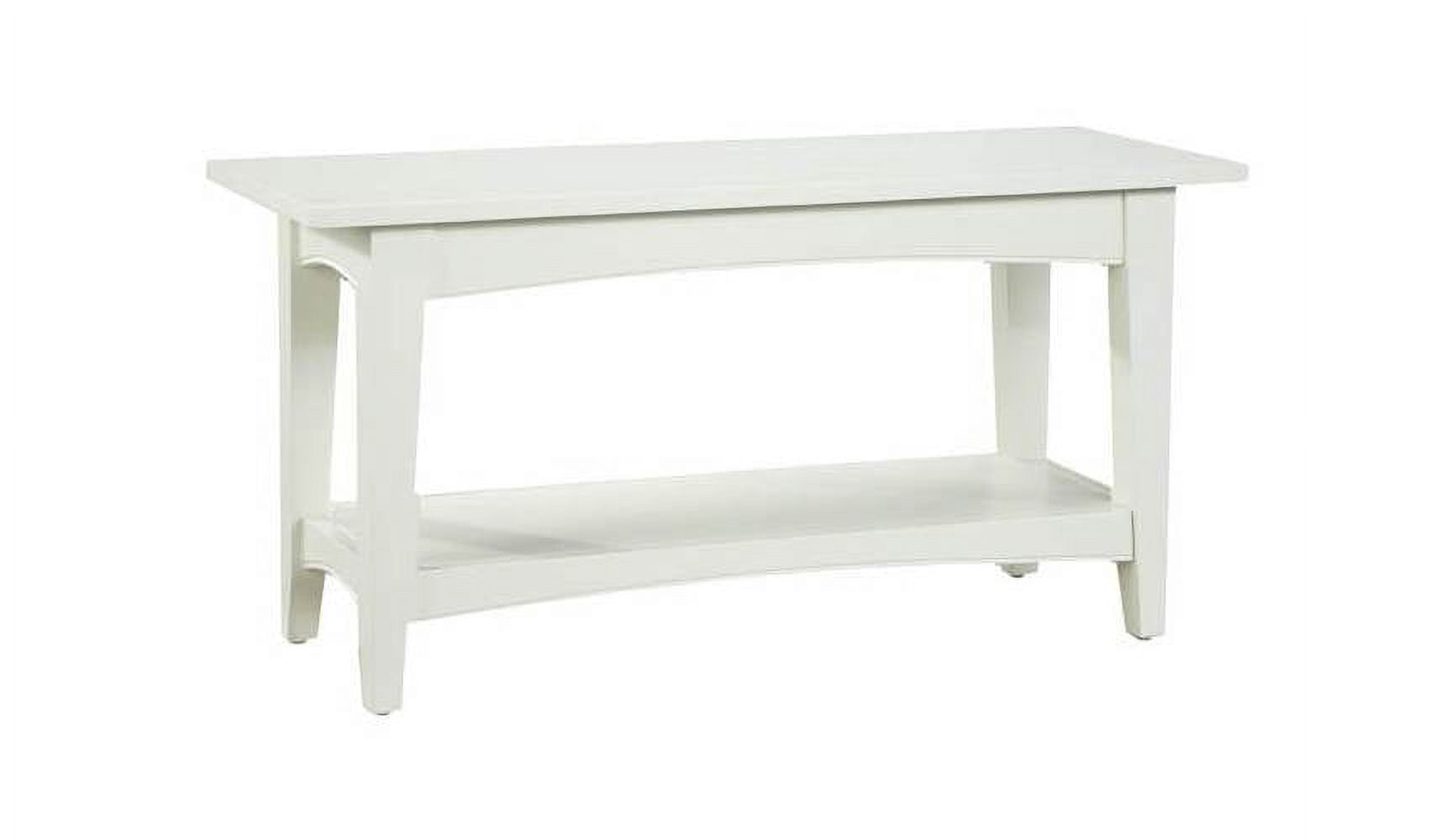 Shaker Cottage Tray Shelf Coat Hook with Bench Set, Ivory