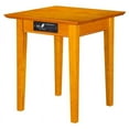 thumbnail image 1 of Shaker End Table with Charging Station in Walnut or Caramel, 1 of 5