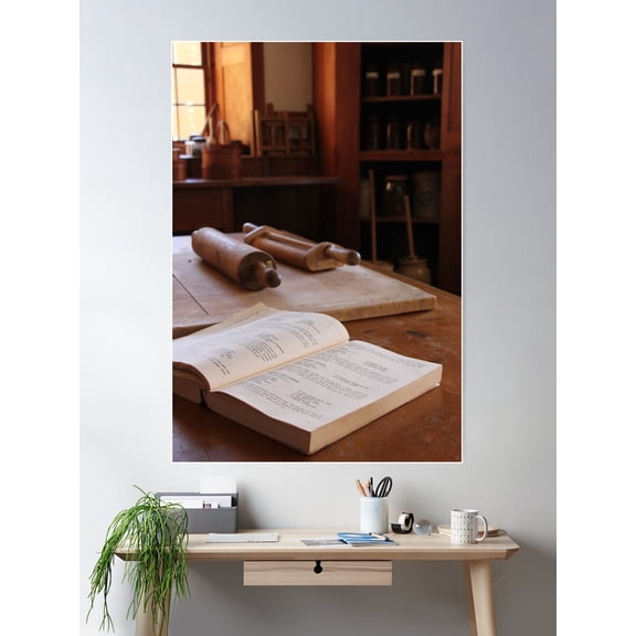 Shaker Kitchen Poster Wall Art, Modern Wall Decor For Living Room Bedroom, 12x18 UNFRAMED