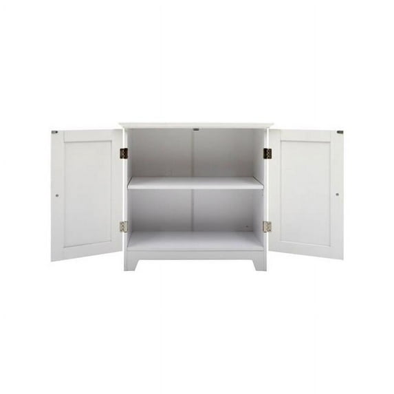 Shaker Style Double Door Cabinet, White