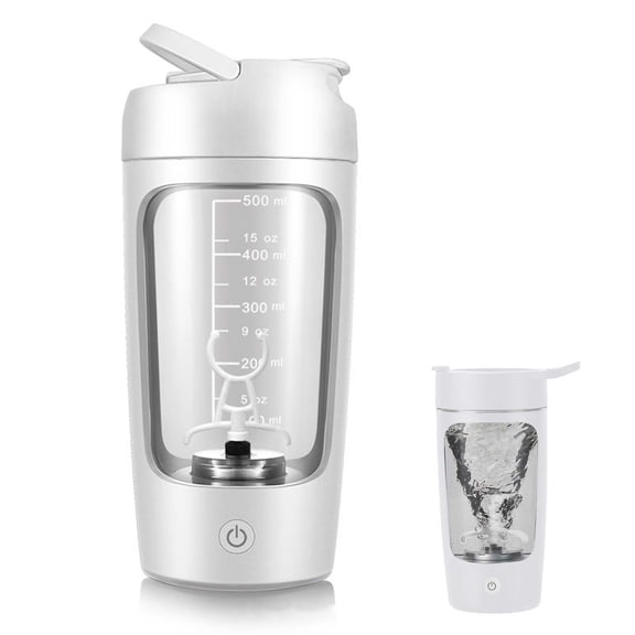 Shaker Turbo Bottle, Electric Protein Shaker Bottle, 22oz USB Recharge Mixer Cup,Made with Tritan, BPA Free, Protein Shakes for Mixer