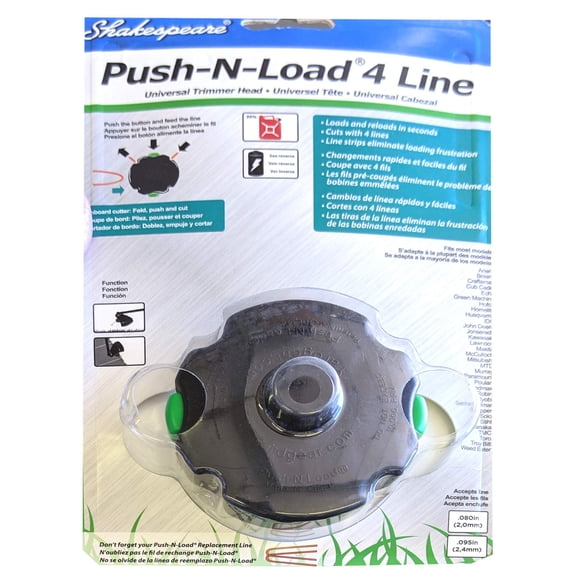 Shakespear Push N Load Trimmer Head 14547 Fits Most Models