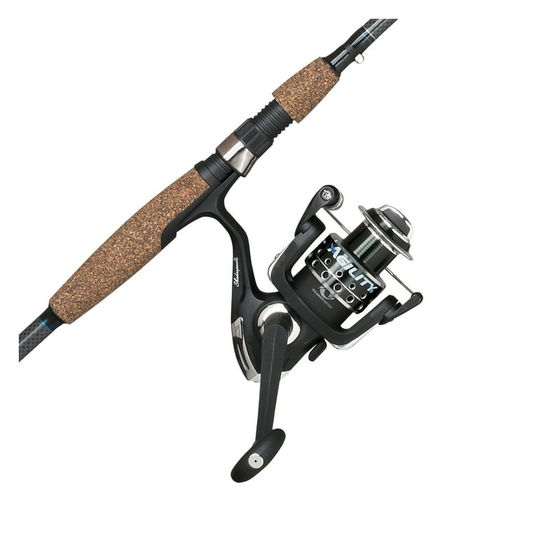 Shakespeare Agility Spinning Reel and Fishing Rod Combo 